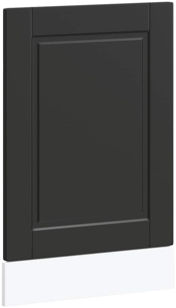 vidaXL Geschirrspülerblende Porto Schwarz 45x1,5x67 cm Holzwerkstoff 854128 Bild 1