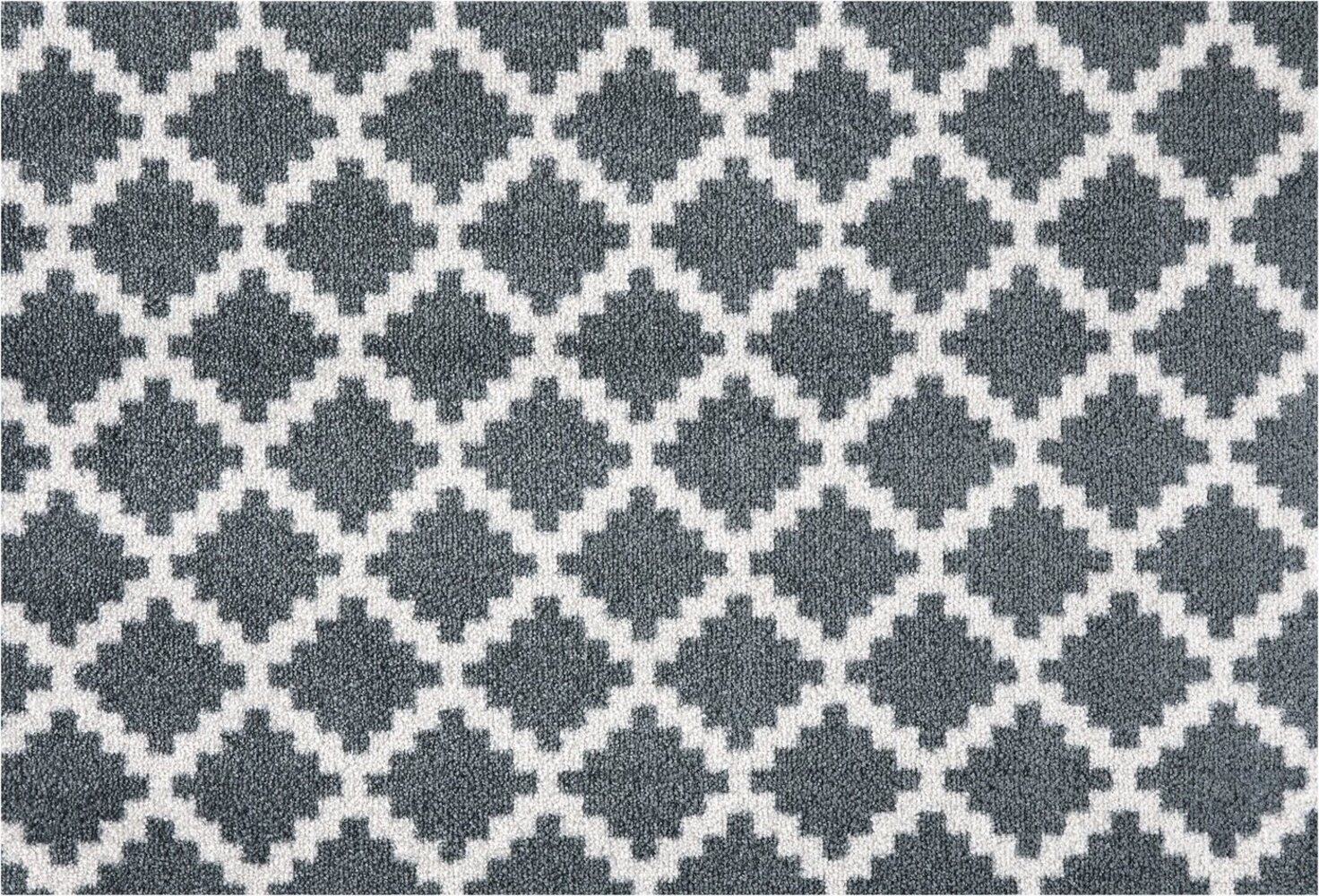 Kurzflor Fußmatte Elegance Grau Anthrazit - 50x70x0,7cm Bild 1