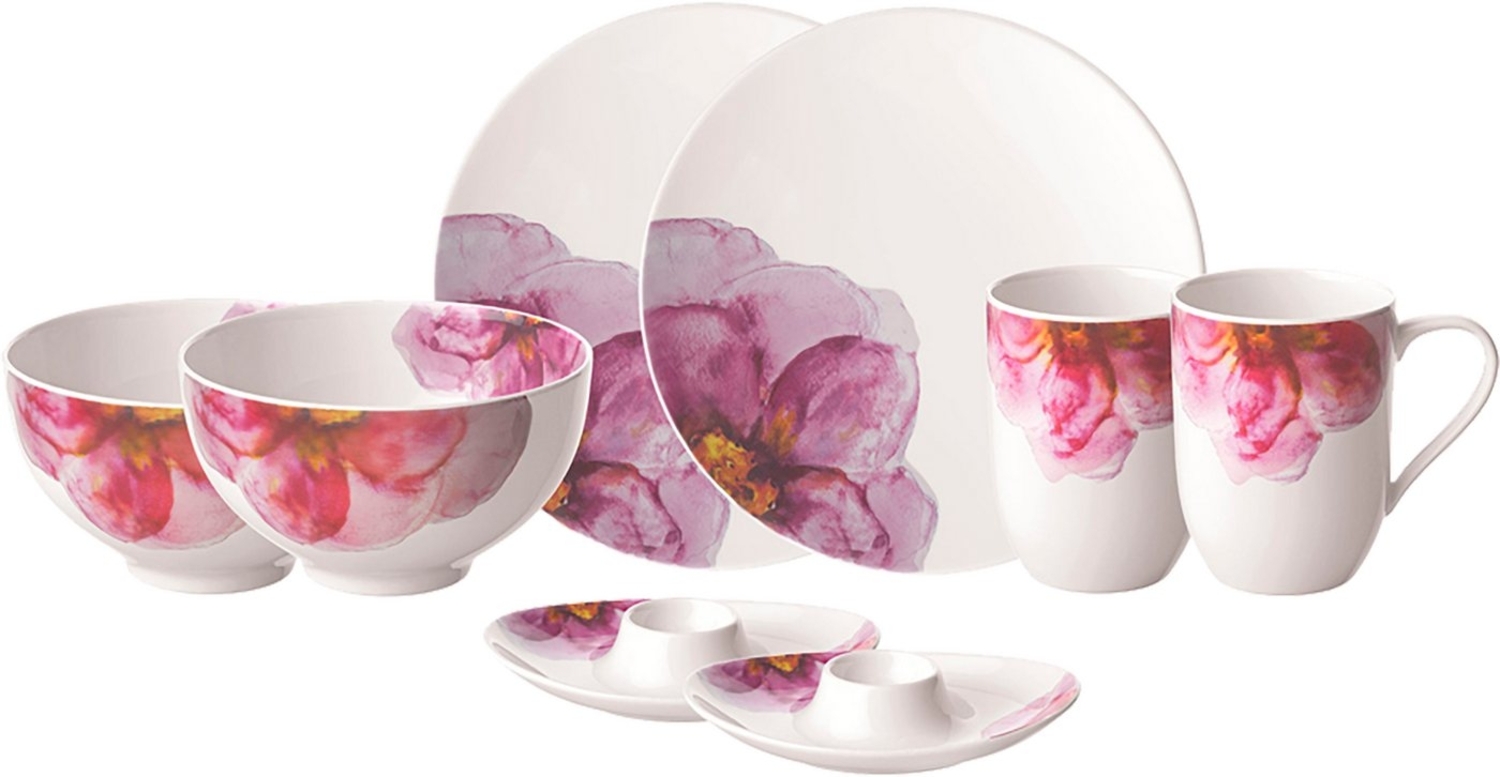 Villeroy & Boch Rose Garden Frühstücks-Set 8-teilig - DS Bild 1