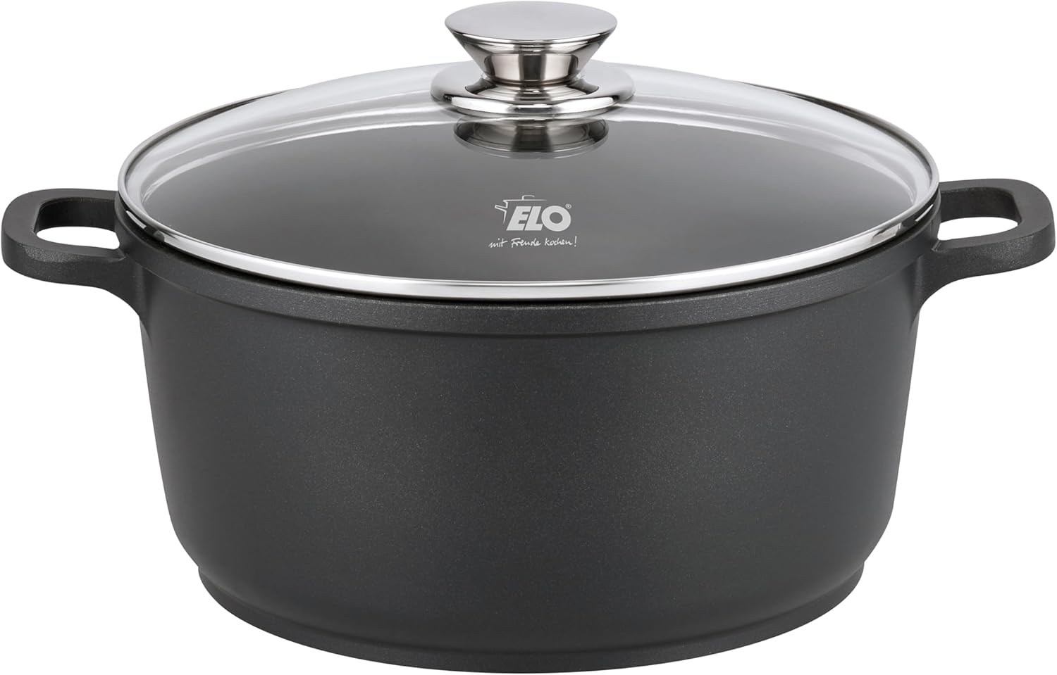 ELO 15224 Alucast - Kochtopf Ø 24 cm mit Glasdeckel, 4,0 l, Aluguss, induktionsfähig / Topf Bild 1