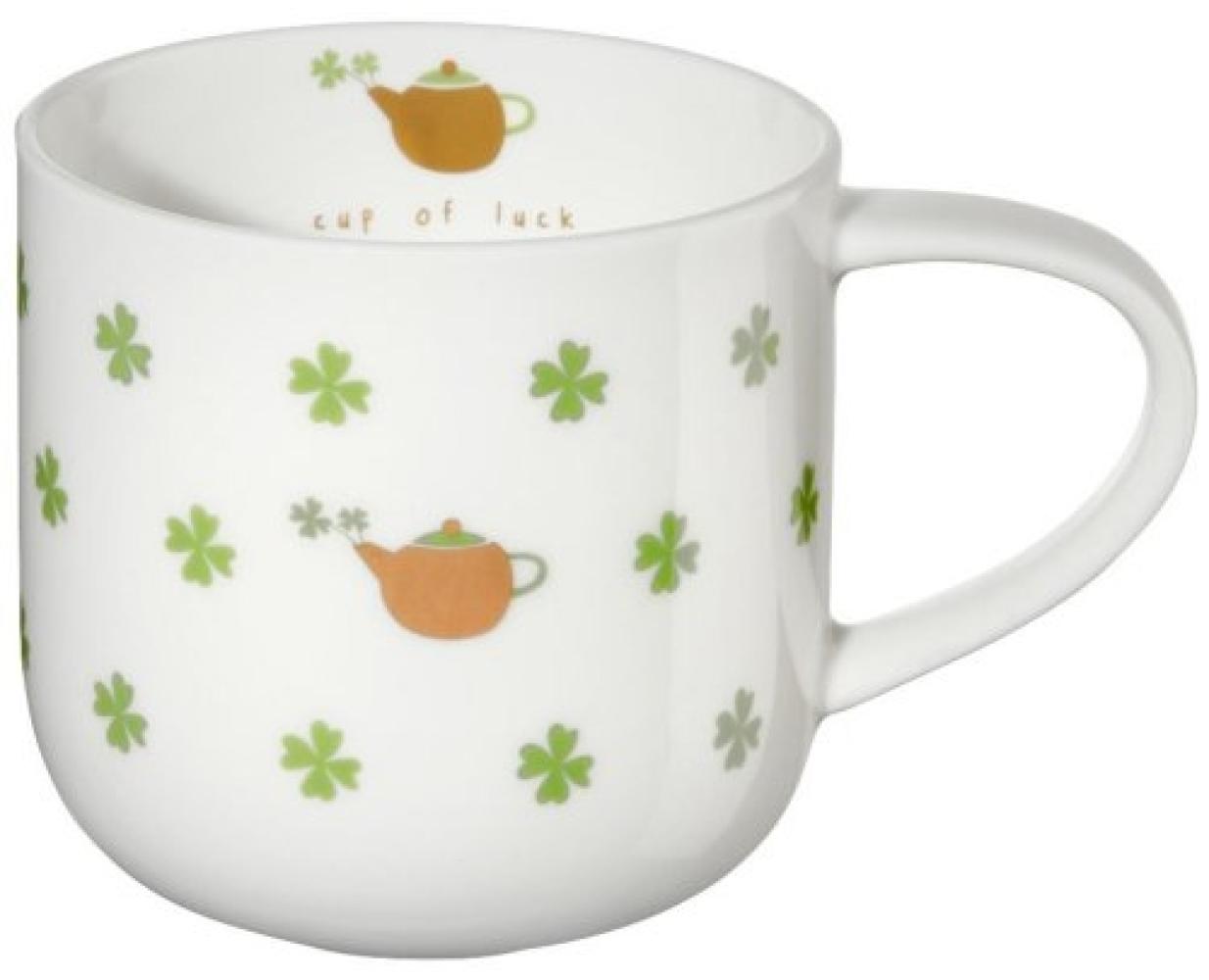 Asa Henkelbecher Coppa Happy Mug cup of luck Grün (400ml) 19466014 Bild 1