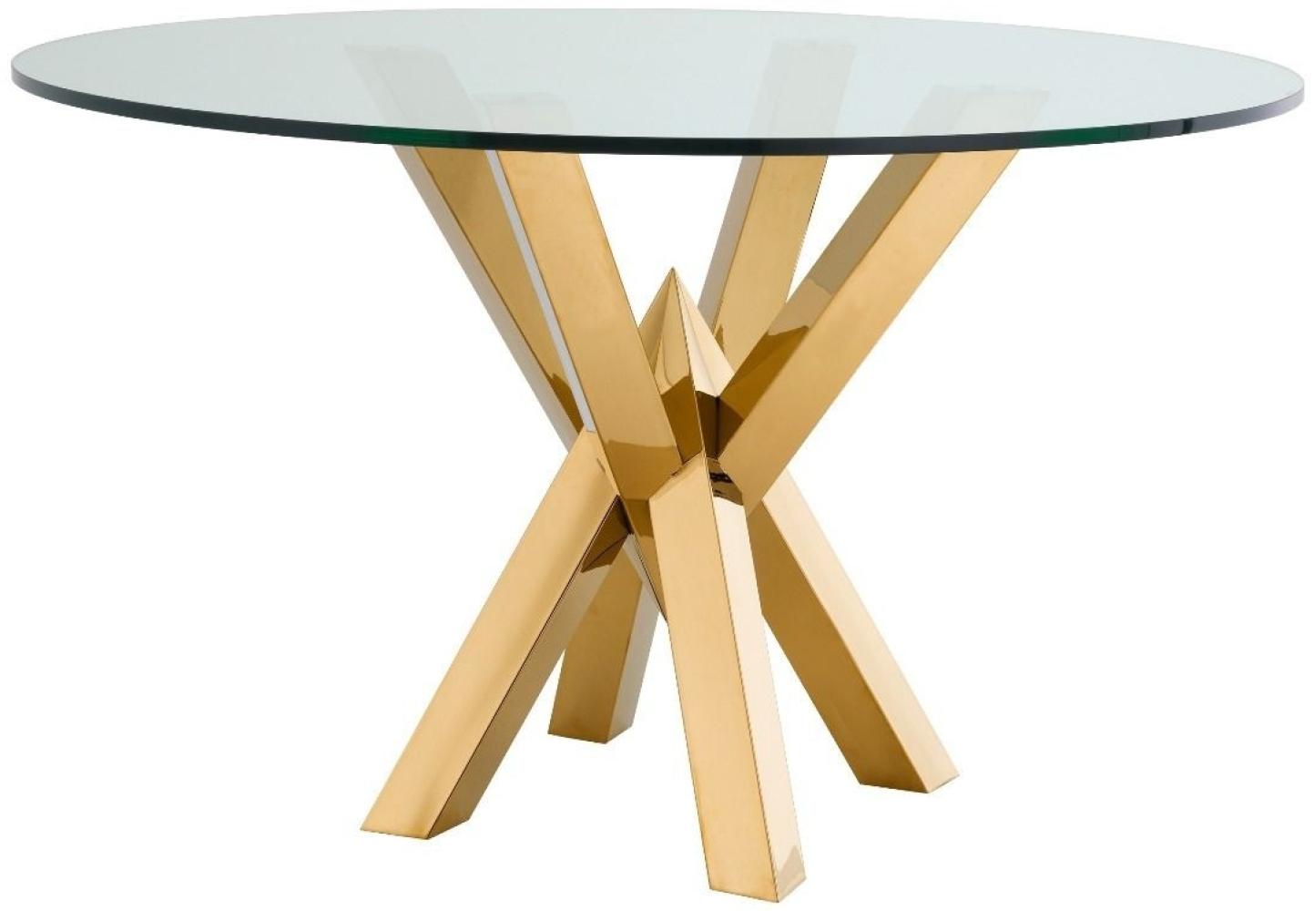 EICHHOLTZ Esstisch Triumph Gold Bild 1