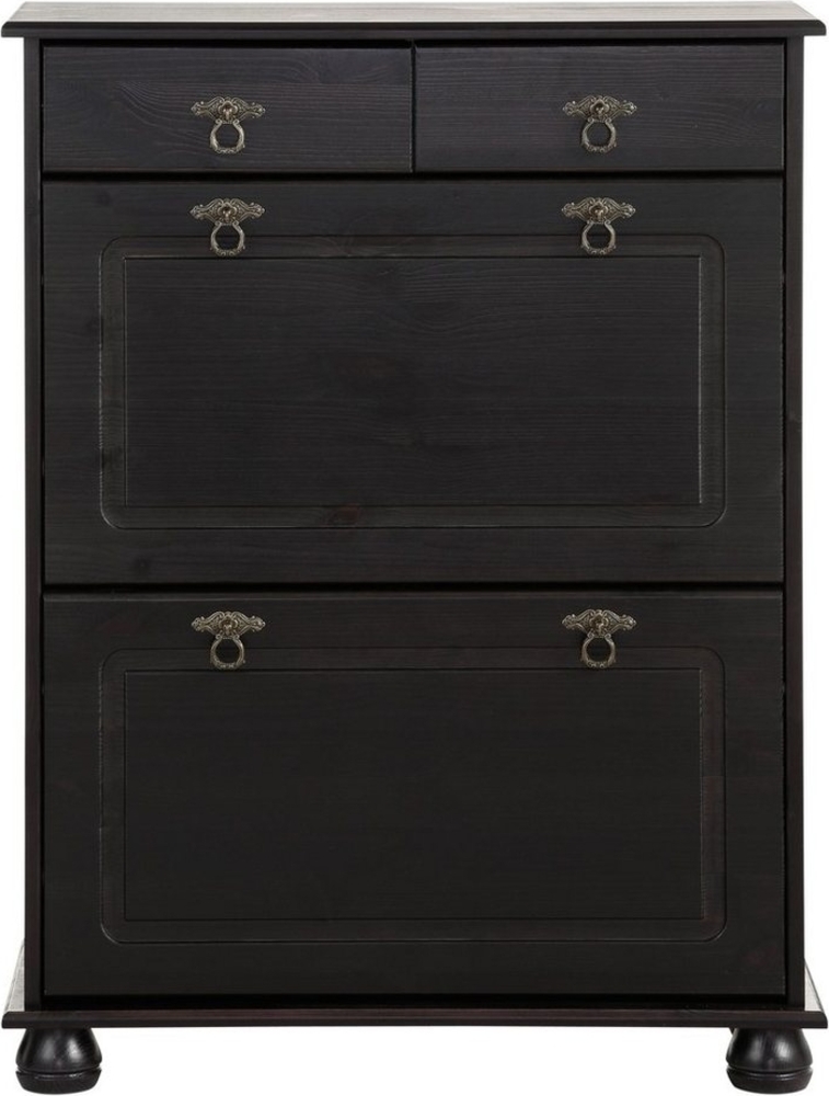 Home affaire Schuhkommode Finca, aus massivem Kiefernholz, Höhe 100 cm Bild 1