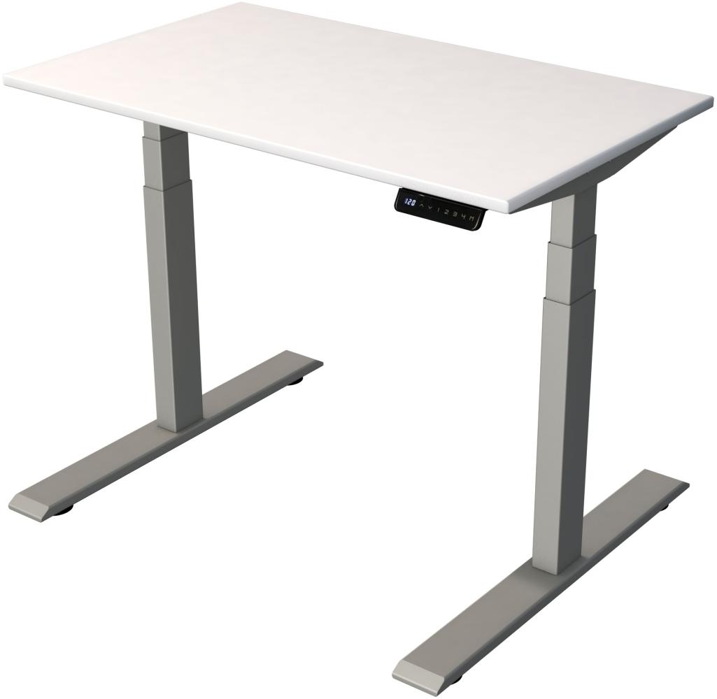 Kerkmann Schreibtisch Sitz- /Stehtisch Smart office 100x60x63-12 cm Gestell Silber Eiche Bild 1