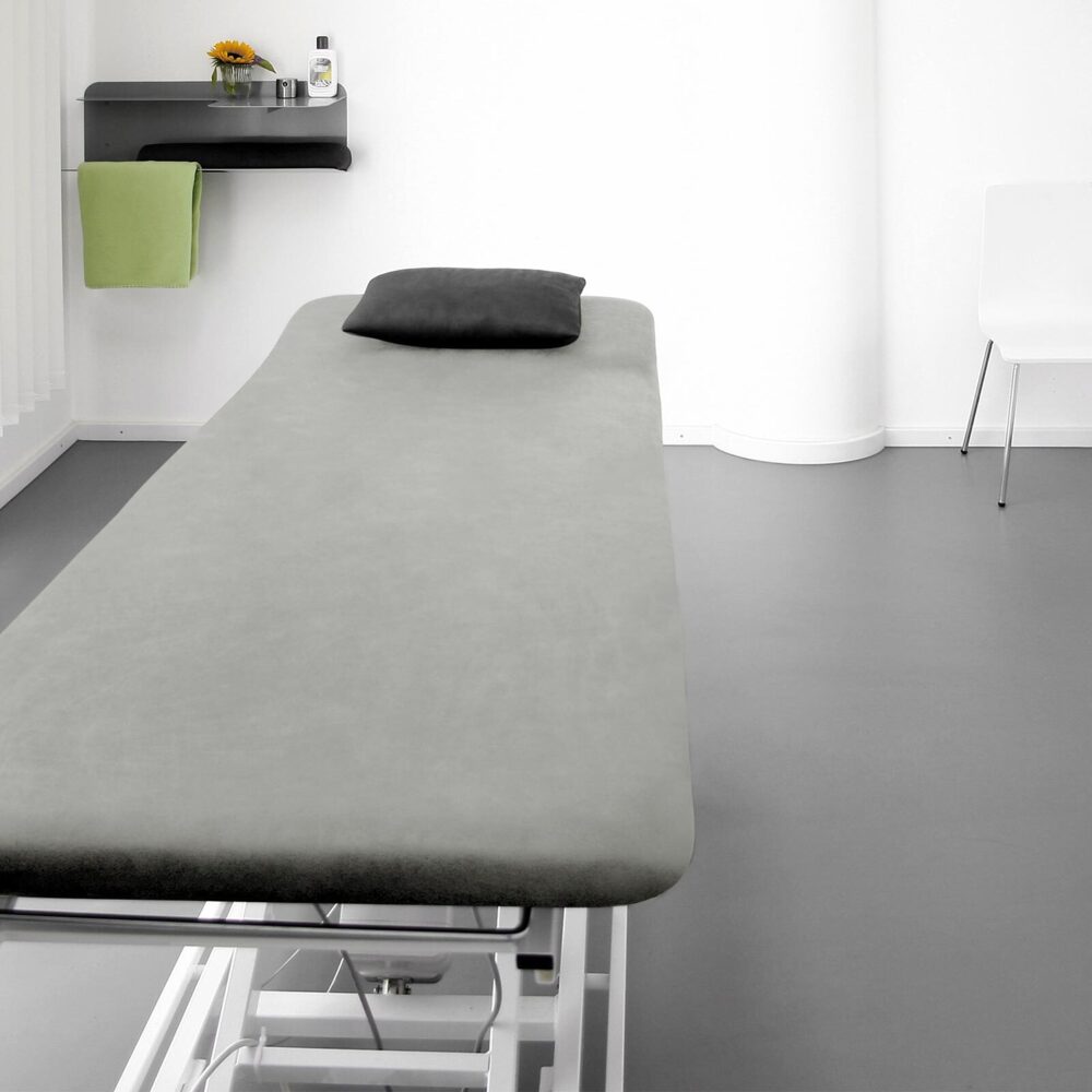 Traumschlaf Frottee Massageliegenbezug Therapieliegenbezug|65x185x10 cm| grau Bild 1