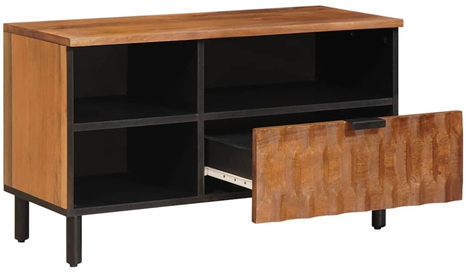 vidaXL TV-Schränk mit Regal Akazienbraune Oberfläche 80 x 33 x 46 cm 4017917 Bild 1