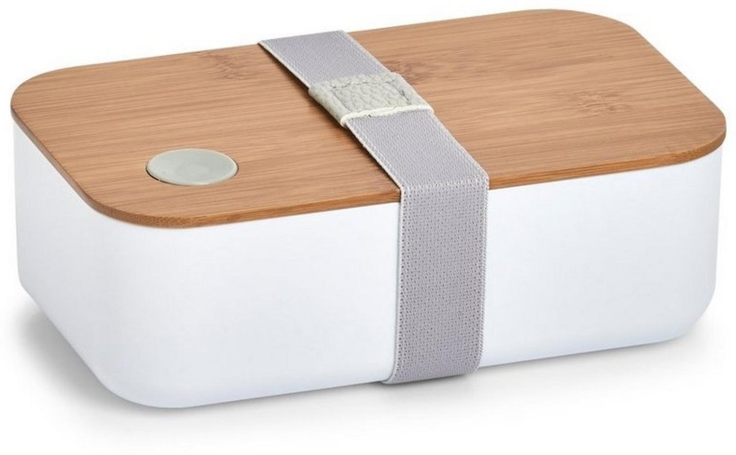 Lunchbox mit Fach, 19 x 12 x 7 cm, schwarz, ZELLER - ZELLER Bild 1