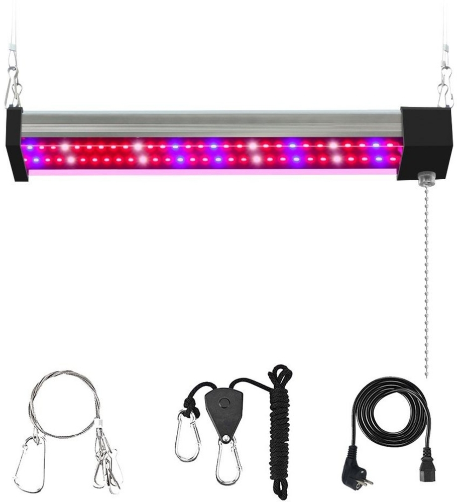 Merry 2024 Pflanzenlampe Pflanzenleuchte LED Grow Lampe,Vollspektrum Pflanzenlicht, Small 30cm 58LEDs Bild 1
