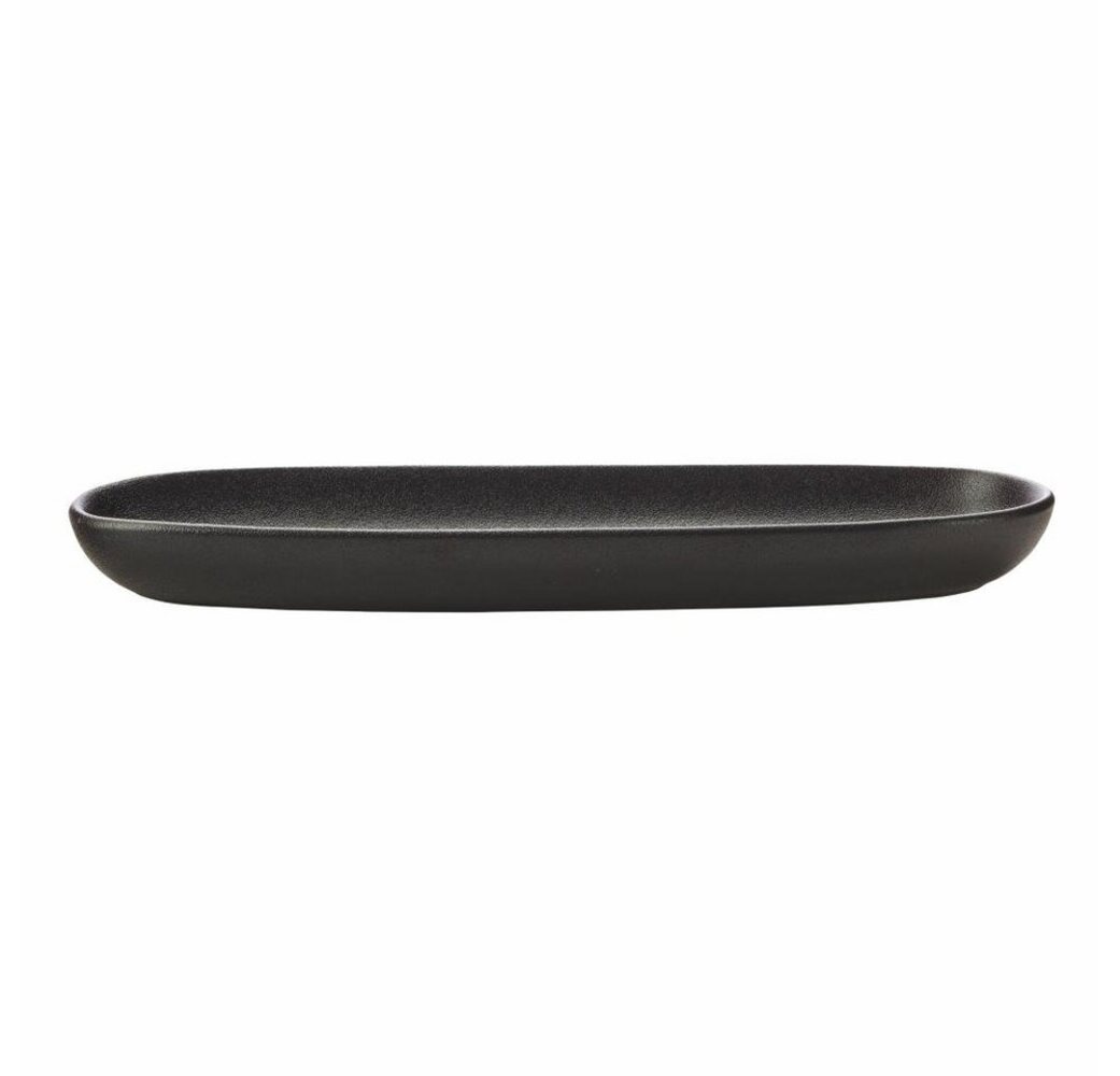 Maxwell & Williams AX0302 CAVIAR BLACK Platte 30 x 9 cm, Premium-Keramik Bild 1
