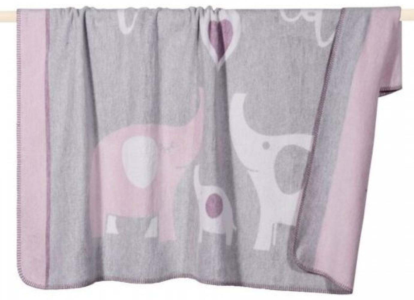 pad Kinderdecke Family Elefant Grau (75x100cm) 10135-U25-7510 Bild 1