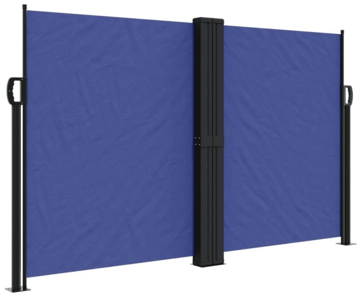 vidaXL Seitenmarkise Ausziehbar Blau 140x1000 cm 4004716 Bild 1