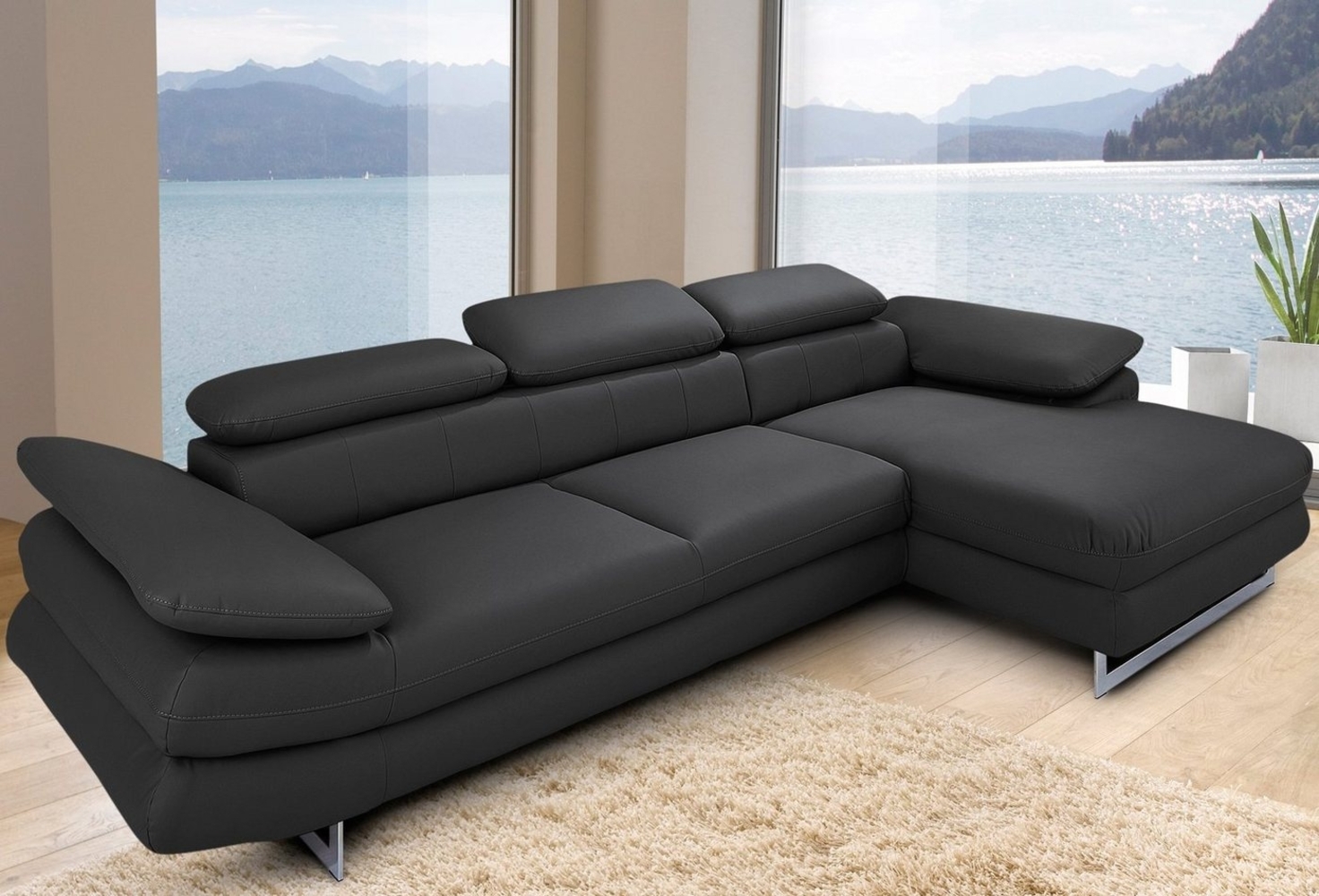 INOSIGN Ecksofa Solution L-Form, wahlweise mit Bettfunktion Bild 1