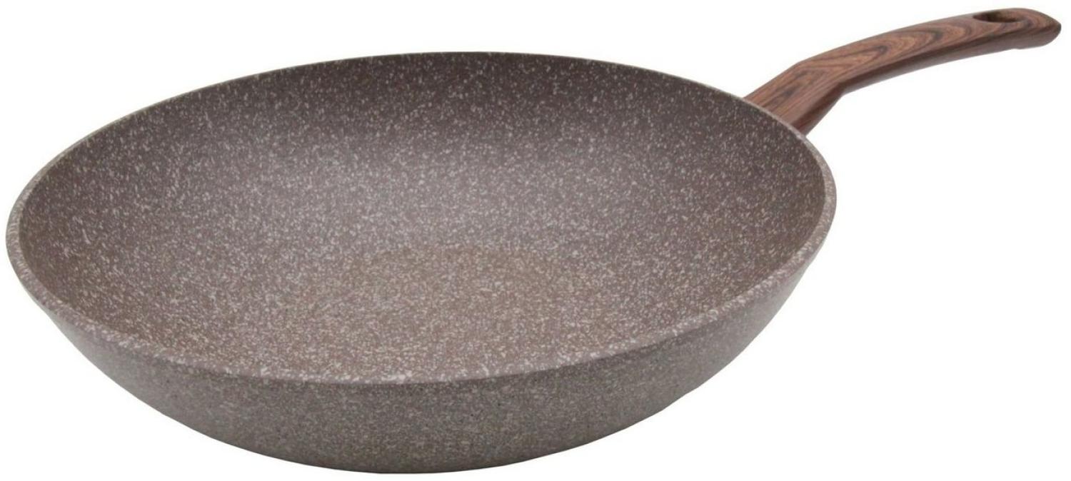 Steuber Wok STONEWOOD, Wok Ø 30 cm für öl- und fettfreies Braten Bild 1