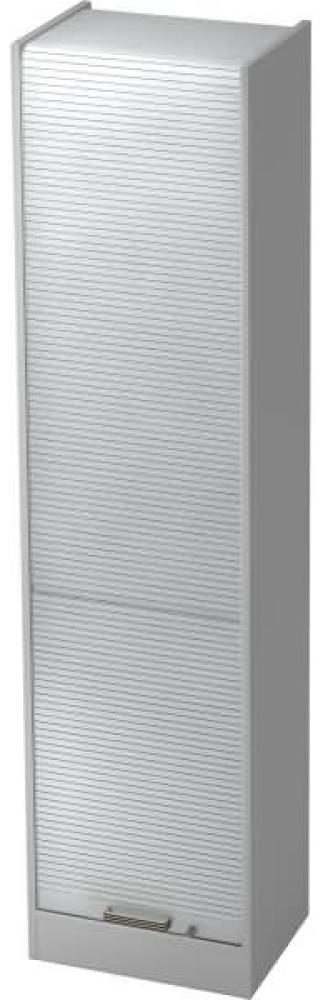 Rollladenschrank 50cm, 5OH SG Grau / Silber Bild 1