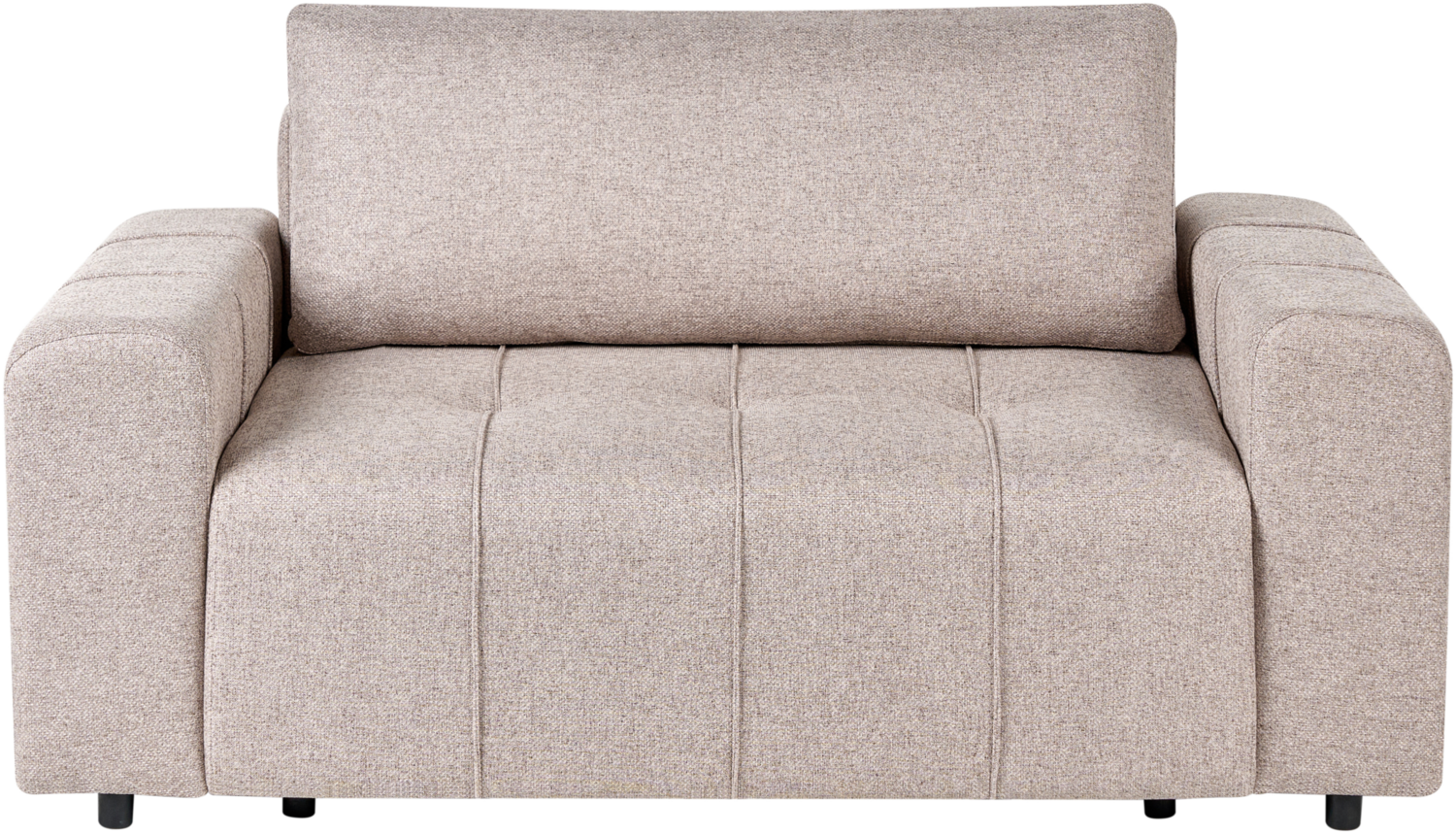 2 Sitzer Sofa INNVIK Hellbraun Stoff Bild 1