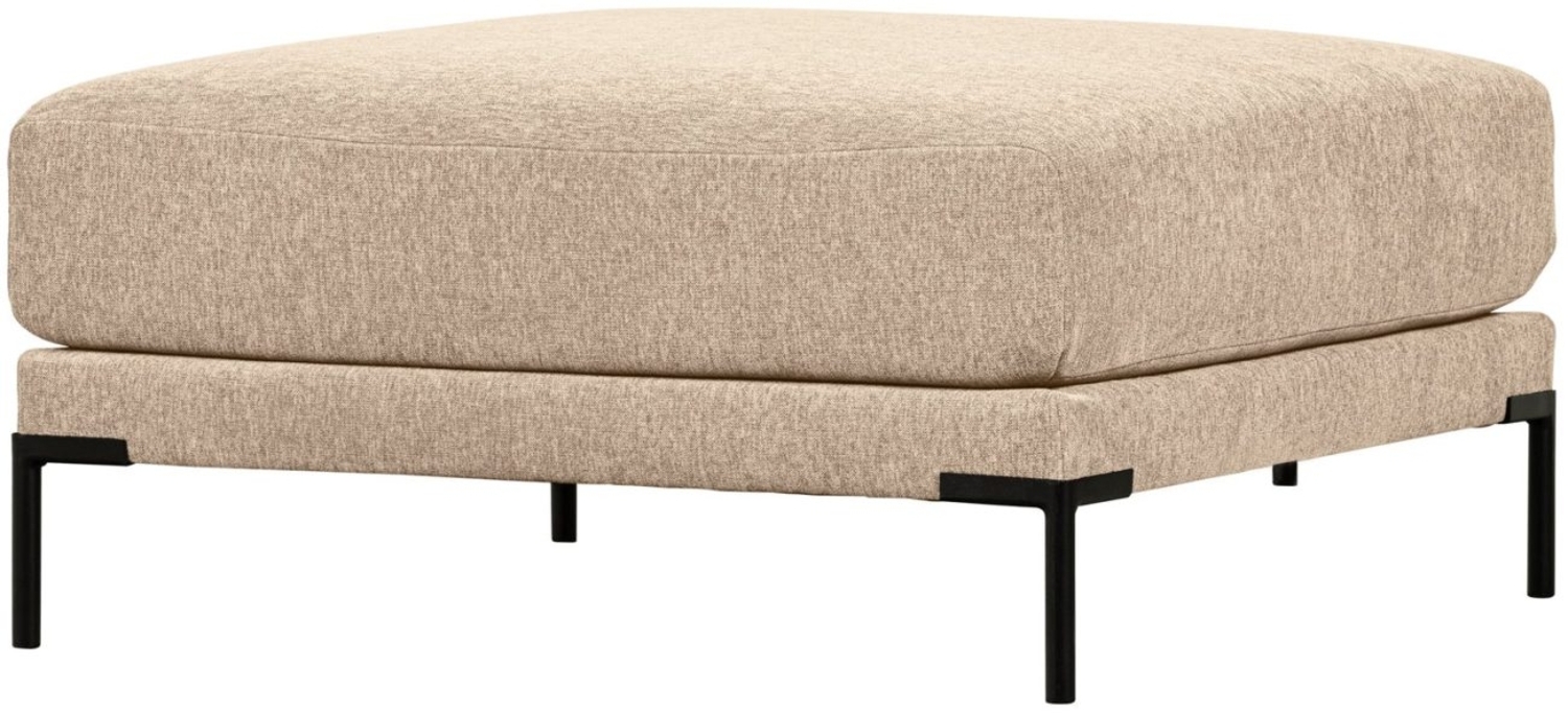 Hocker Couple aus Melange-Stoff 100 cm, Natur Bild 1