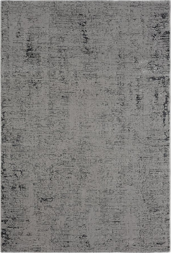 Vimoda Teppich Teppich Wohnzimmer Kurzflor Palmen Muster Glänzendes Garn, Rechteckig, Premium Teppich Schlafzimmer Blumen Lurex in Beige Grau Bild 1