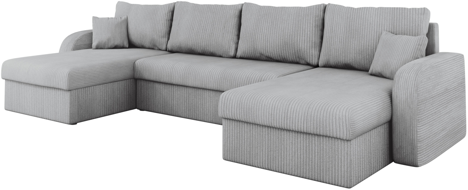 Ecksofa Kris U Cord (Farbe: Poso 110) Bild 1