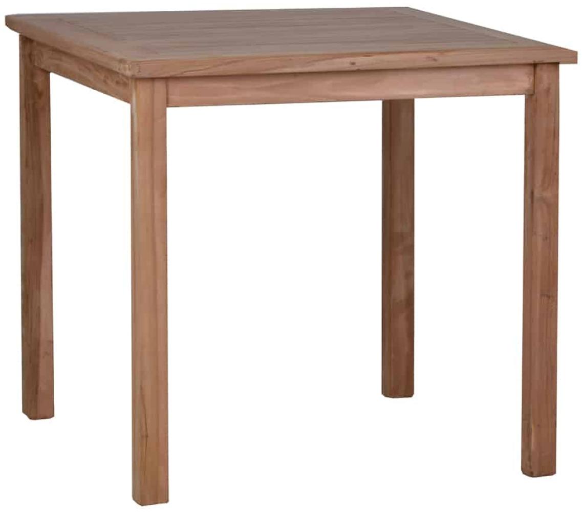 MiaMöbel Teak Esstisch 70x70cm Massivholz Teak Modern Bild 1