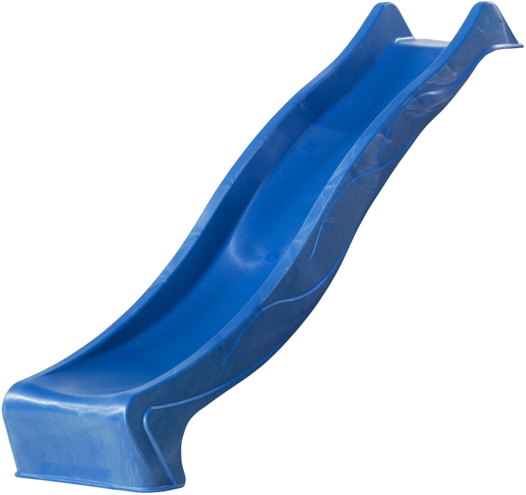 AXI Sky230 Rutsche mit Wasseranschluss Blau - 228 cm Anbau Element für Kinder Spielturm / Spielhaus / Stelzenhaus | Blau | Kunststoff | 228.2 cm Bild 1