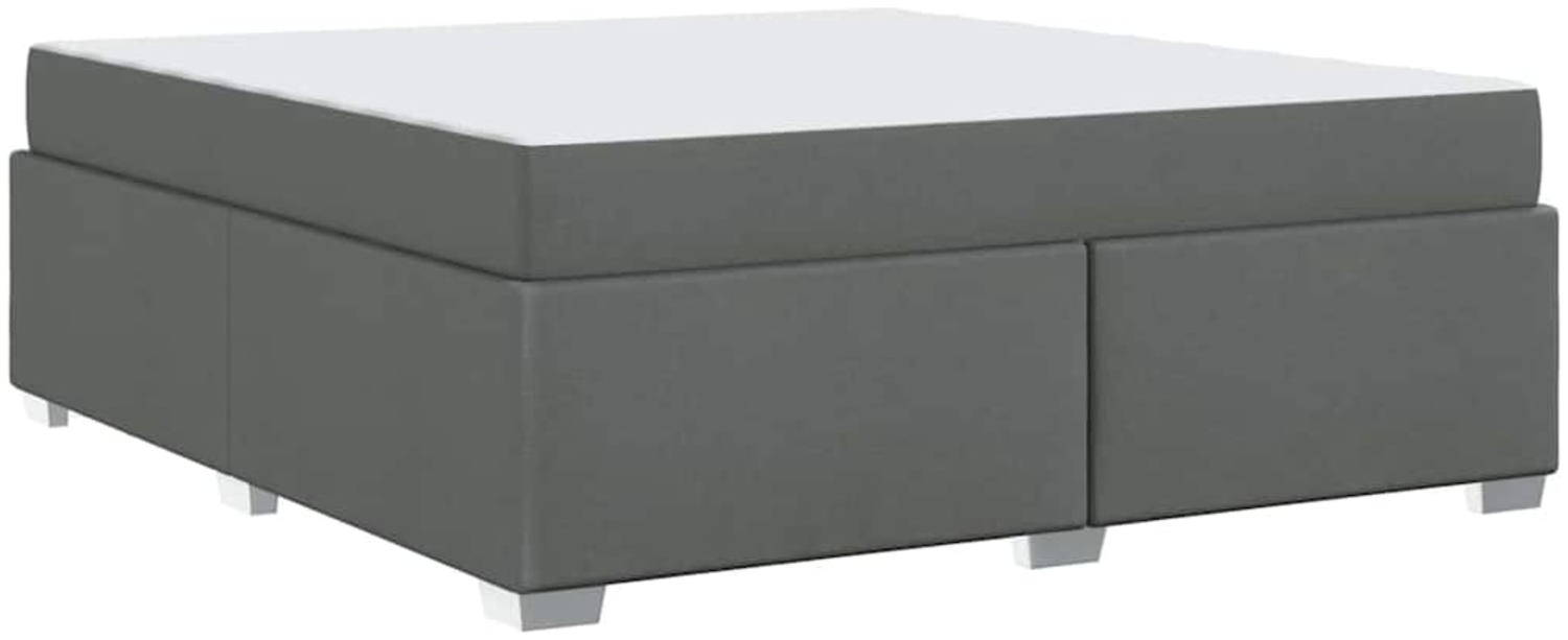 vidaXL Bettrahmen mit Matratze Dunkelgrau 180 x 200 cm Stoff 3399202 Bild 1