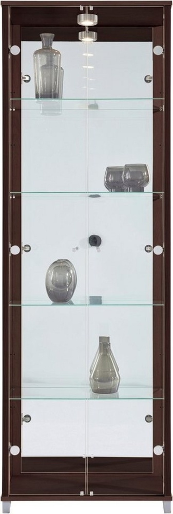 fif möbel Vitrine OPTIMA Standvitrine, Vitrinenschrank, Glasvitrine, Sammlervitrine, LED Bild 1