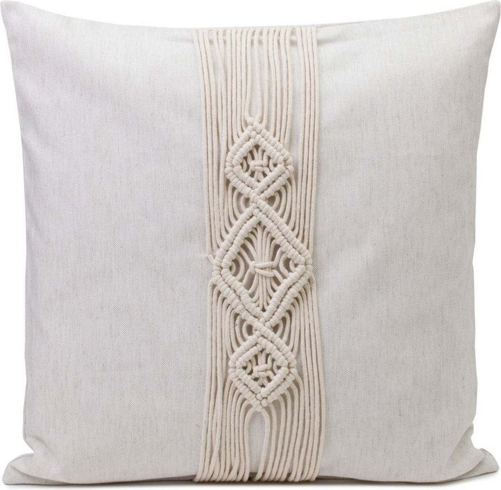 Gözze Kissenhülle Gözze Boho Kissenbezüge Makramee Zierkissenbezüge Bild 1