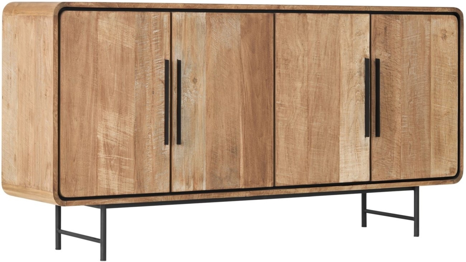 Sideboard Evo aus recyceltem Teakholz, 180 cm Bild 1