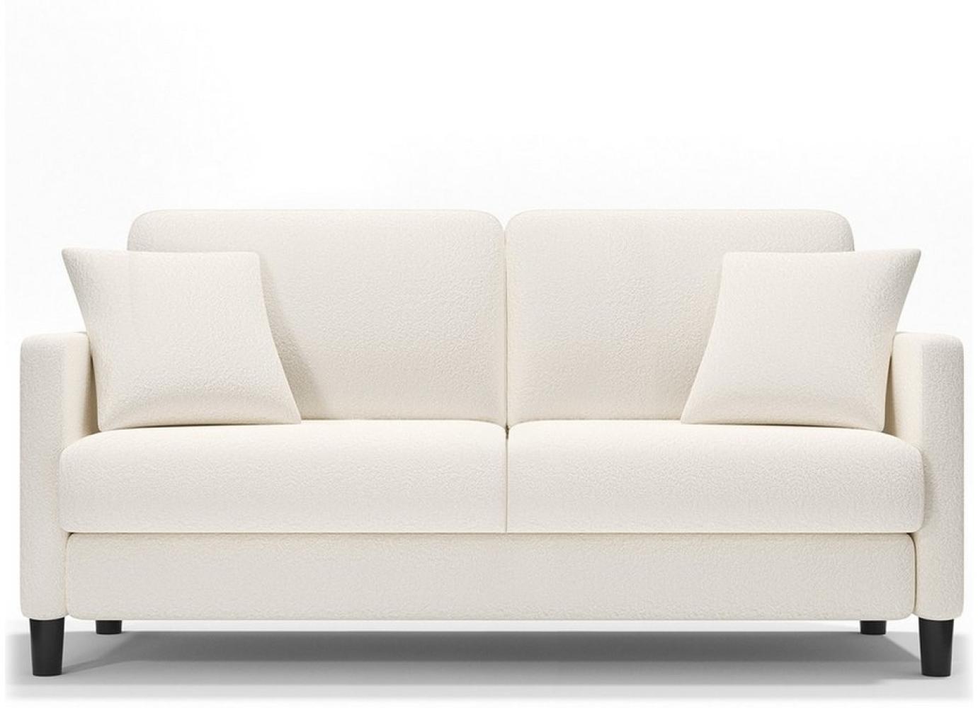 NAIMP Big-Sofa 2/3-SitzerTeddy Fleece Werkzeugfreier Aufbau Sofas für Wohnzimmer, mit Federkern Bild 1