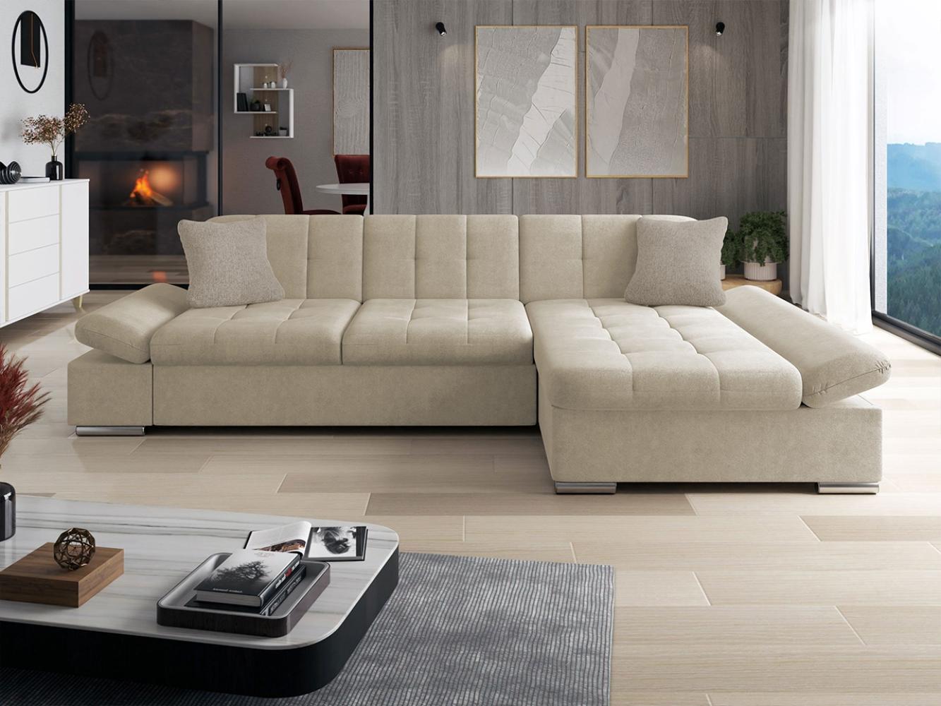 Ecksofa Malwi, Seite: Rechts, Farbe: Zetta 291 + Zetta 291 + Matana 17 Bild 1