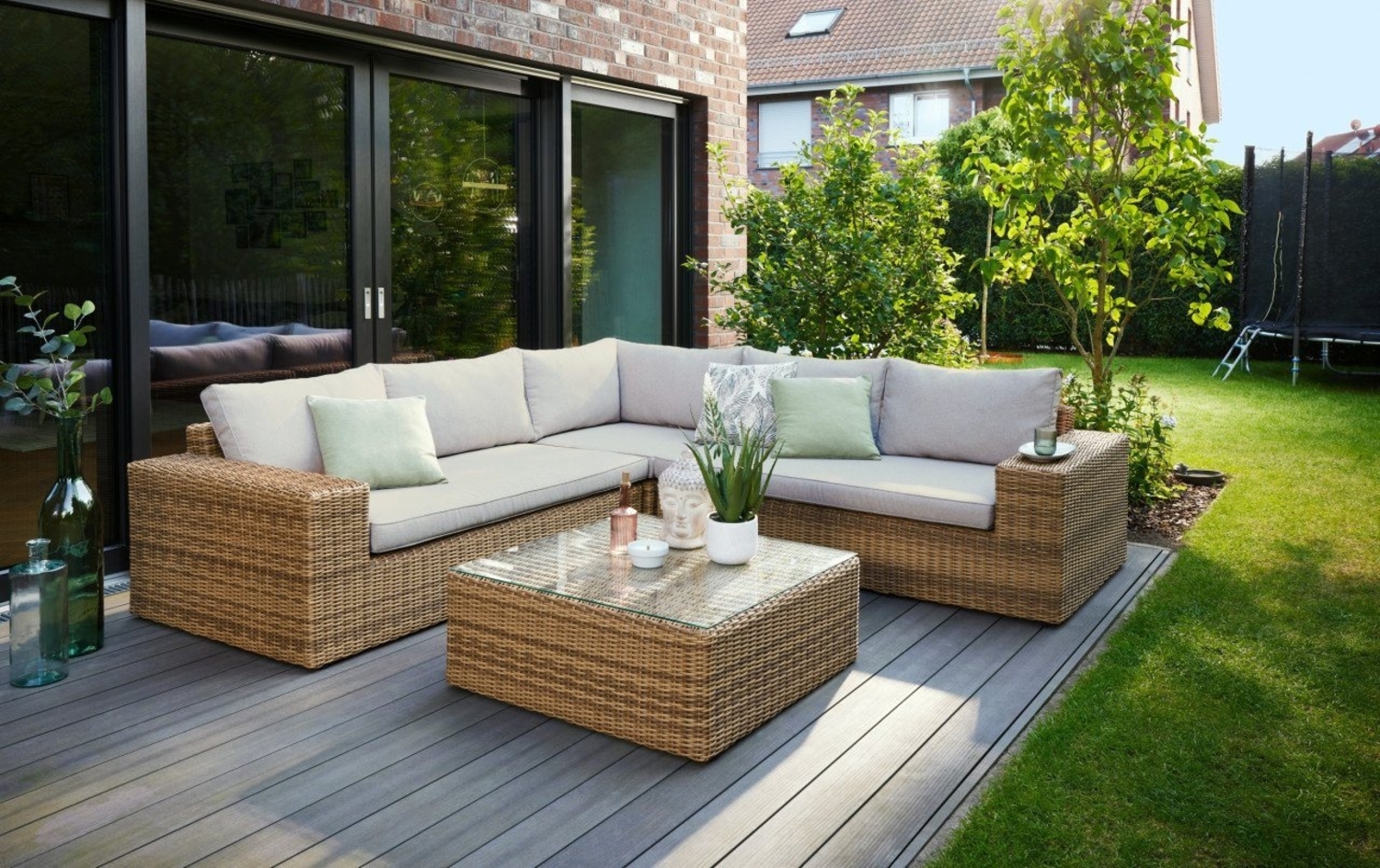 Primaster Lounge-Set Bora Bora Rattan Gartenmöbel Set Sitzgruppe Garten Lounge Bild 1