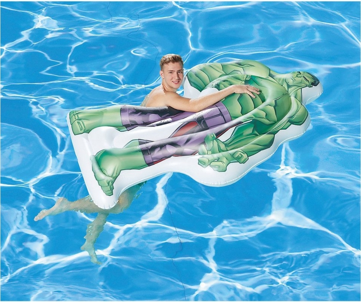 Happy People Luftmatratze Luftmatratze Hulk, beidseitig bedruckt Bild 1