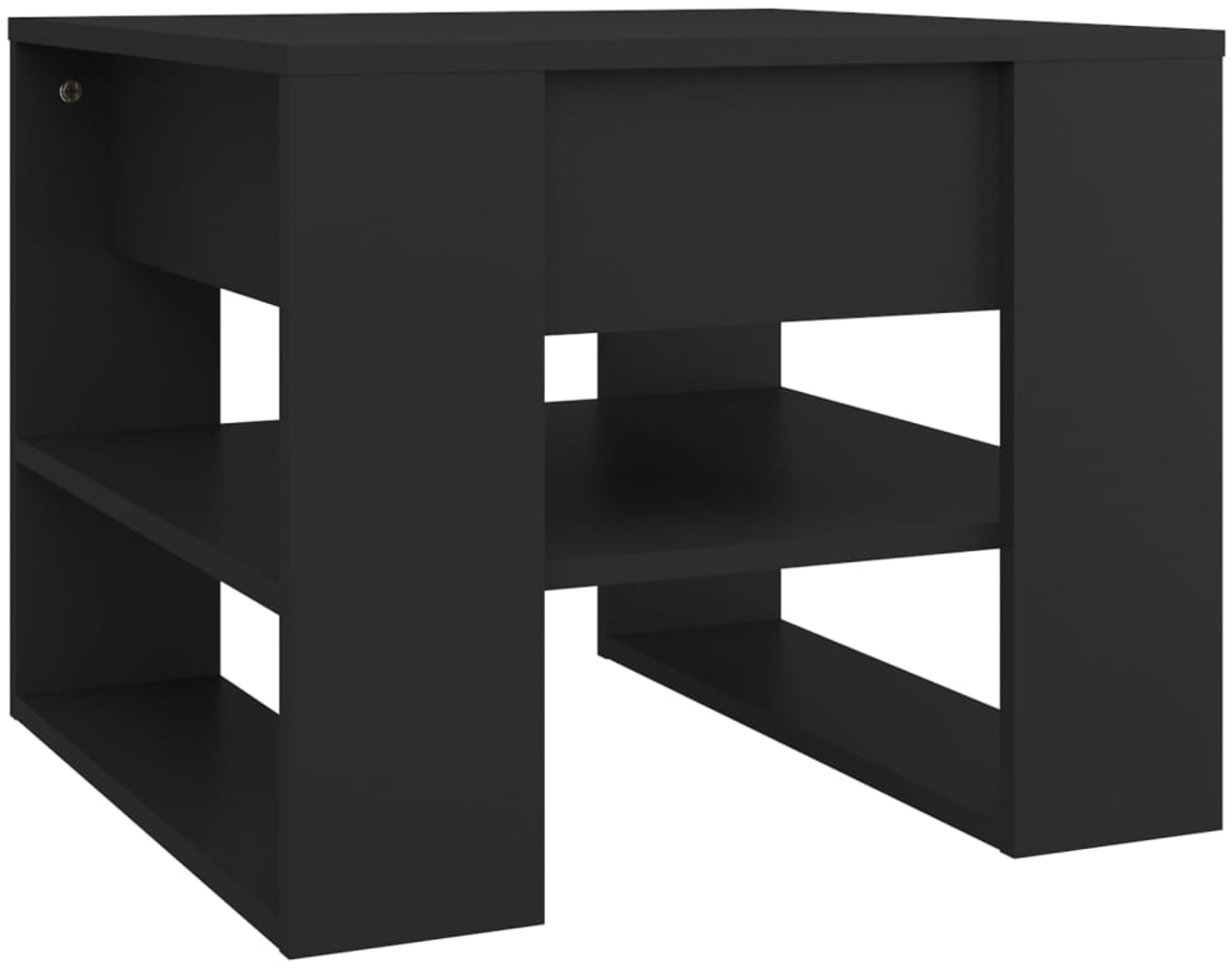 vidaXL Couchtisch Schwarz 55,5x55x45 cm Holzwerkstoff 810909 Bild 1