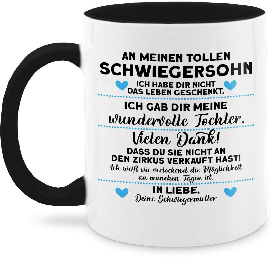 Shirtracer Tasse An meinen tollen Schwiegersohn Geschenk, Keramik, Statement Sprüche Bild 1