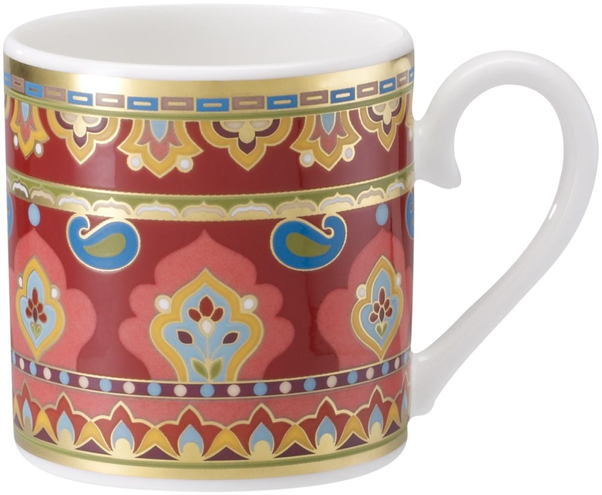 Villeroy & Boch Vorteilset 6 Stück Samarkand Rubin Mokka-/Espressoobertasse Premium Bone Porcelain bunt 1047311420 Bild 1