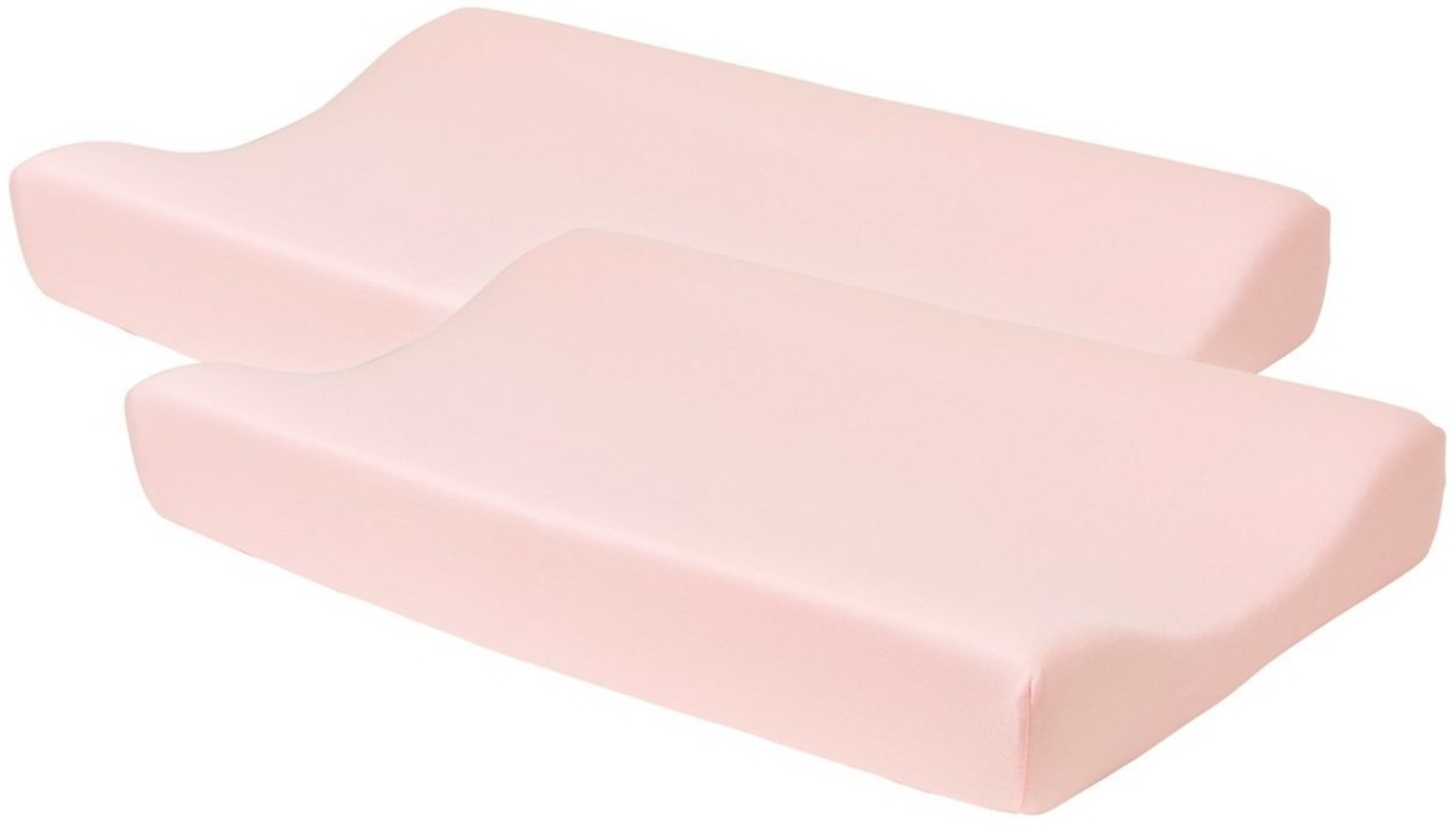 Meyco Baby Wickelauflagenbezug Uni Light Pink (2-tlg), 50x70cm Bild 1