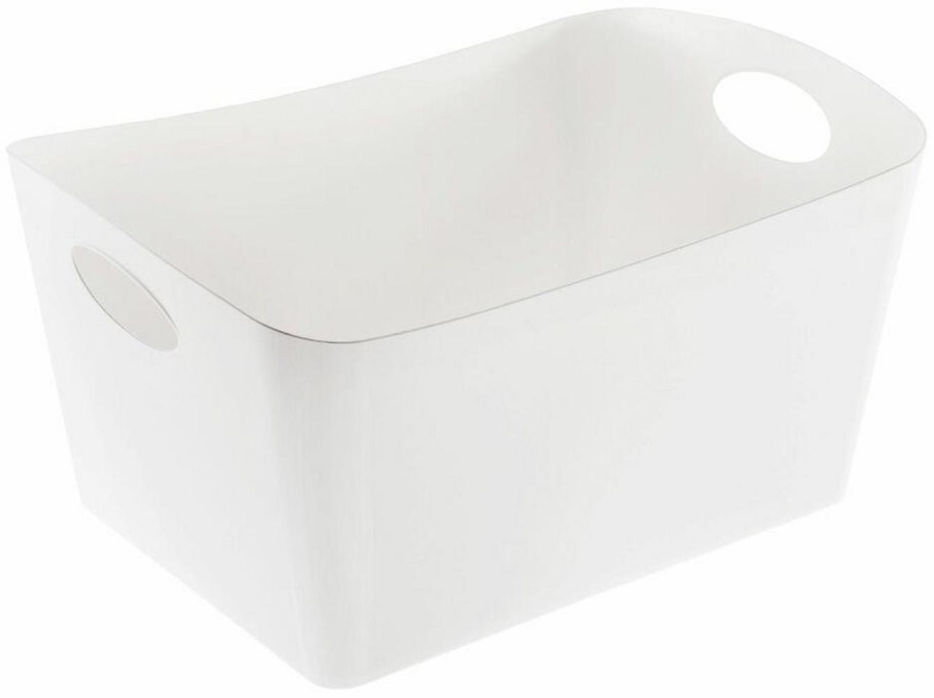 Koziol Aufbewahrungsbox Boxxx L, Kiste, Bottich, Organic Recycled, Recycled White, 15 L, 1403125 Bild 1