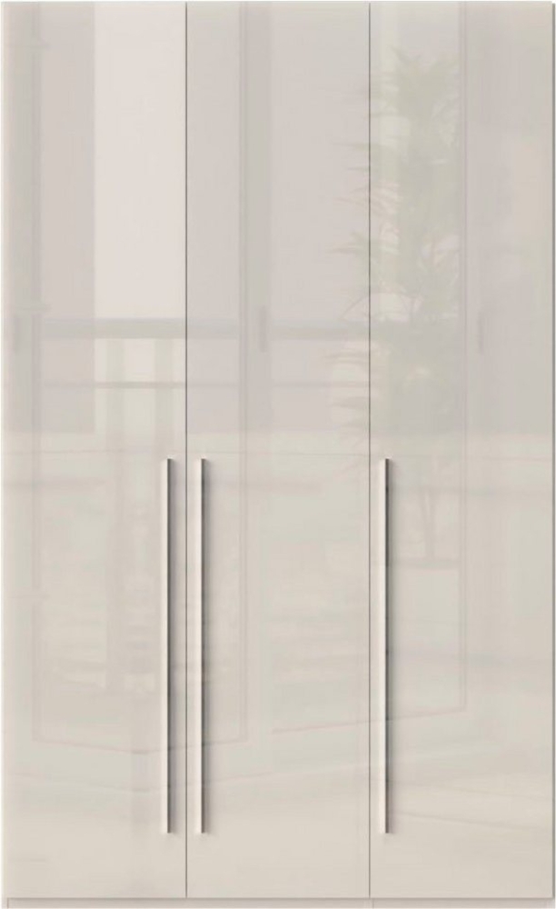 Places of Style Kleiderschrank Piano, UV lackiert, hochglänzend in beige oder weiß, FSC-zertifiziert (Made in Europe) in vielen Breiten, Höhe 224cm, mit Soft-Close Funktion Bild 1