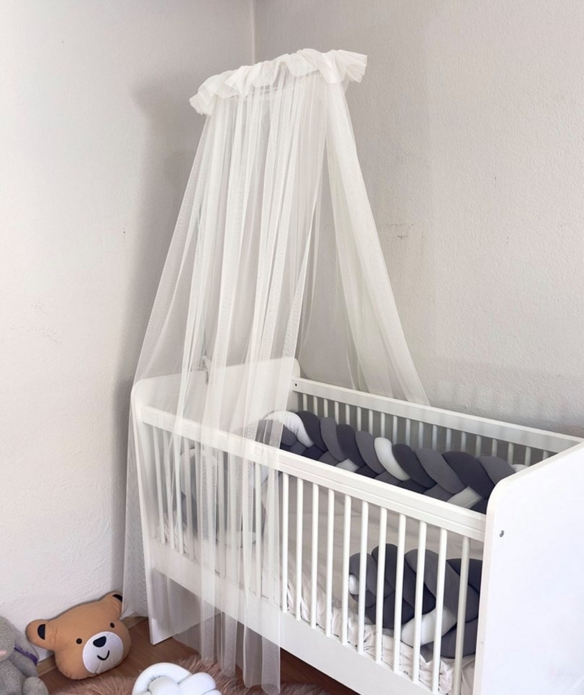 Baby Fancyroom Betthimmel Baby Fancyroom Betthimmel für Babybett Gitterbett 300x180cm Tüll, Handgefertigt, aus feinem Premium Tüll Bild 1