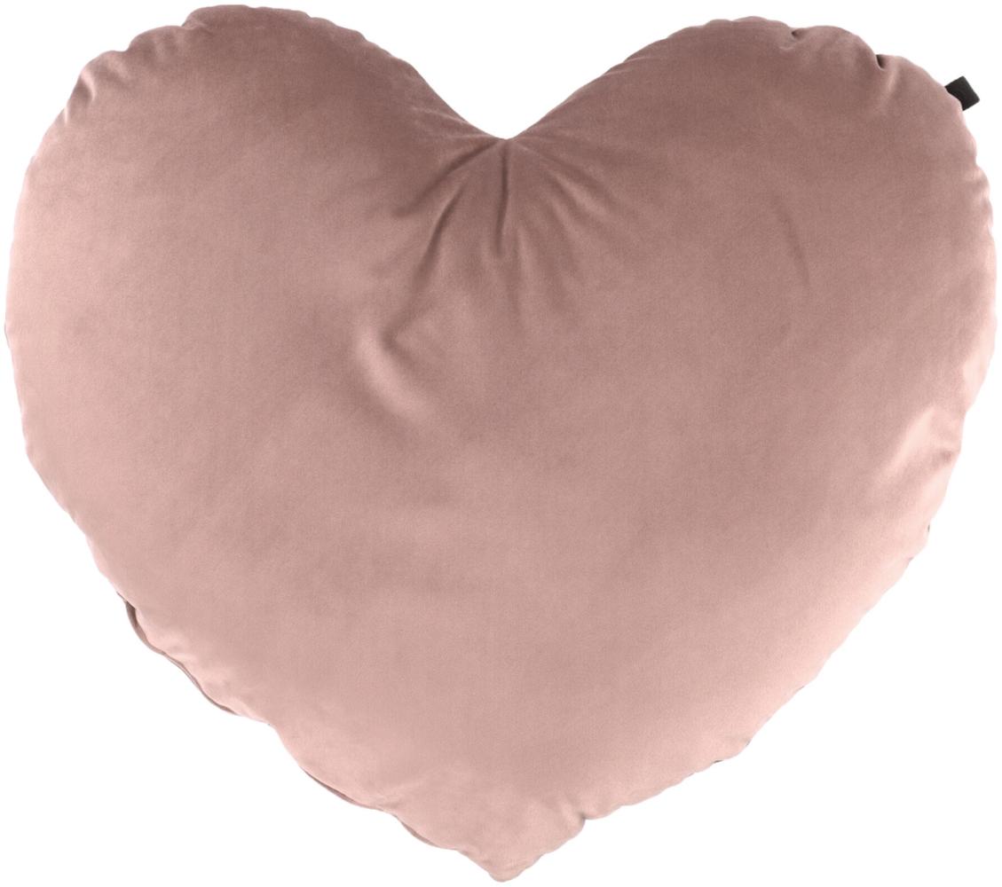 Overseas Heart Shape Kissen - Rose Dust Rosa hell Bild 1