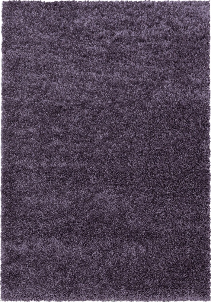 Hochflor Teppich Sima Läufer - 60x110 cm - Violett Bild 1