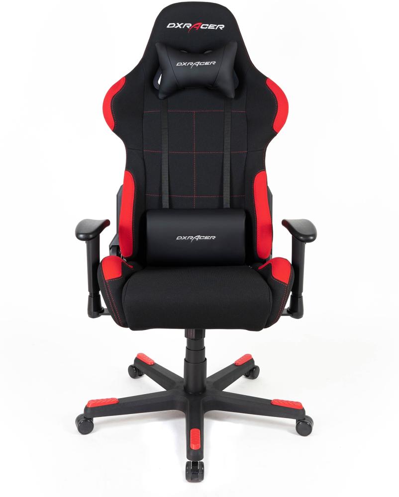 DXRacer Formula Series FD01 - Stuhl - Nylon, Netz, Metallrahmen, hochdichter Formschaum - Rot & Schwarz Bild 1