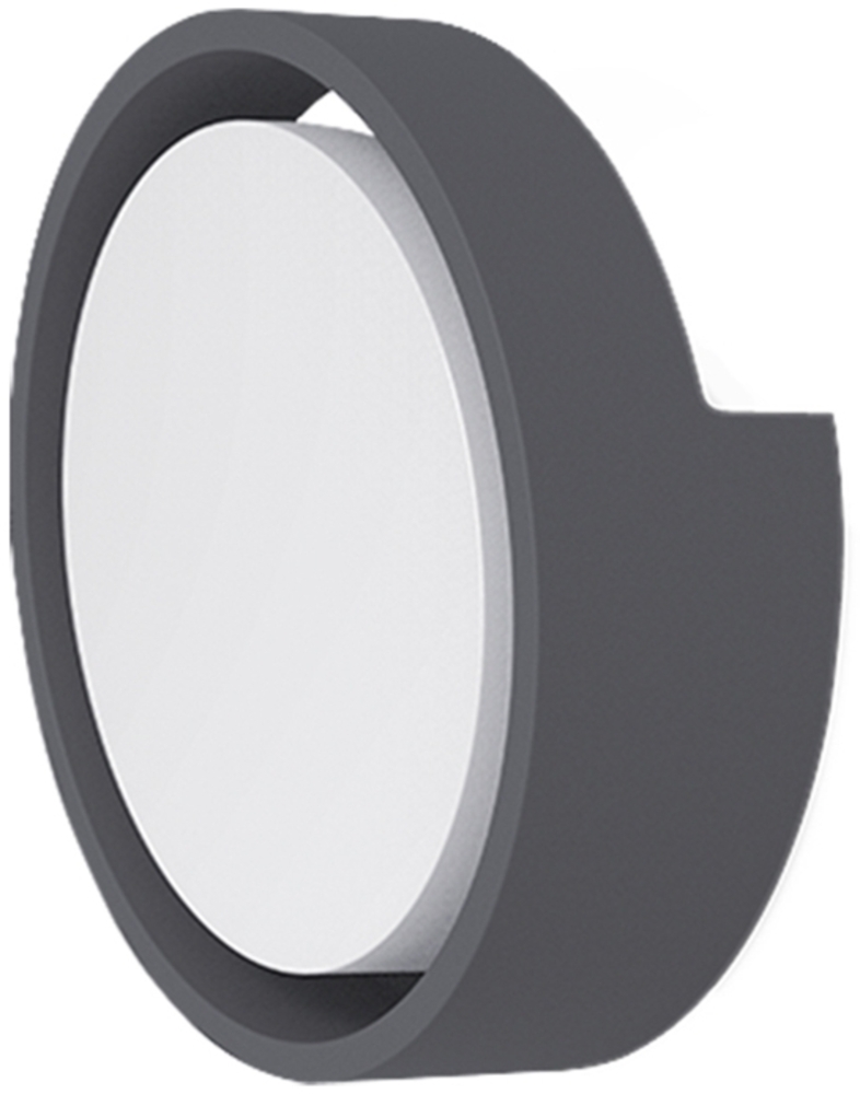 12w LED Wandleuchte Wandlampe Fassadenleuchte 840 Lumen | rund | IP65 | für innen und Außenbereich Warmweiß Bild 1