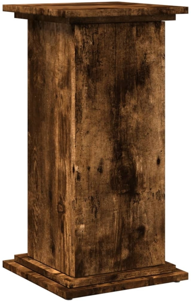 vidaXL Postament mit Stauraum, Holzwerkstoff, Räuchereiche, 31 x 30 x 60 cm Bild 1