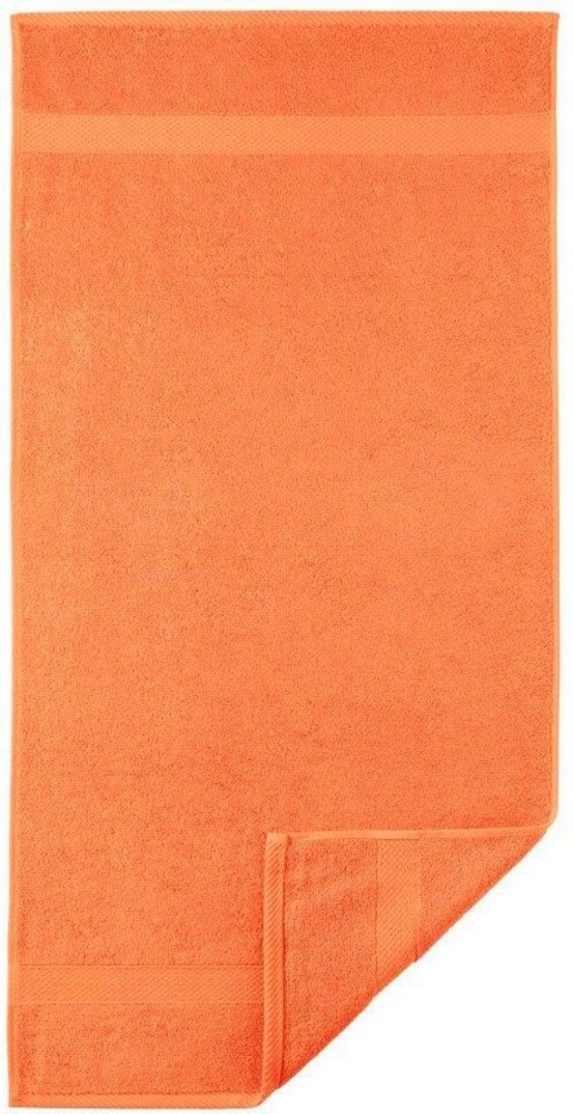 Diamant Duschtuch 70x140cm orange 450g/m² 100% Baumwolle Bild 1