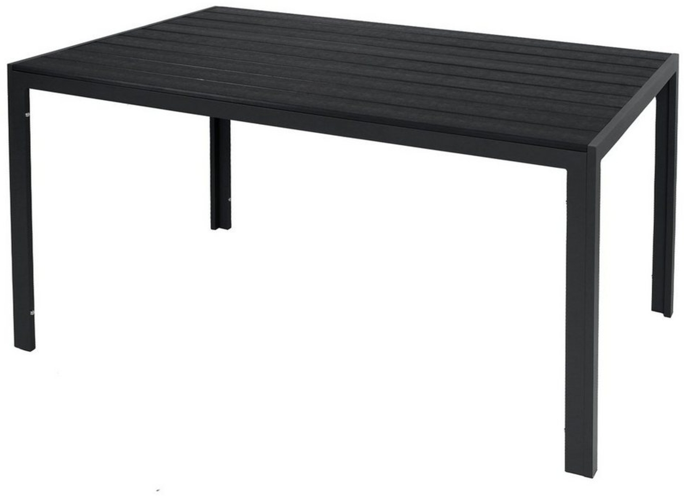 Non-Wood Gartentisch Outdoortisch Aluminium anthrazit schwarz 150x80cm Bild 1