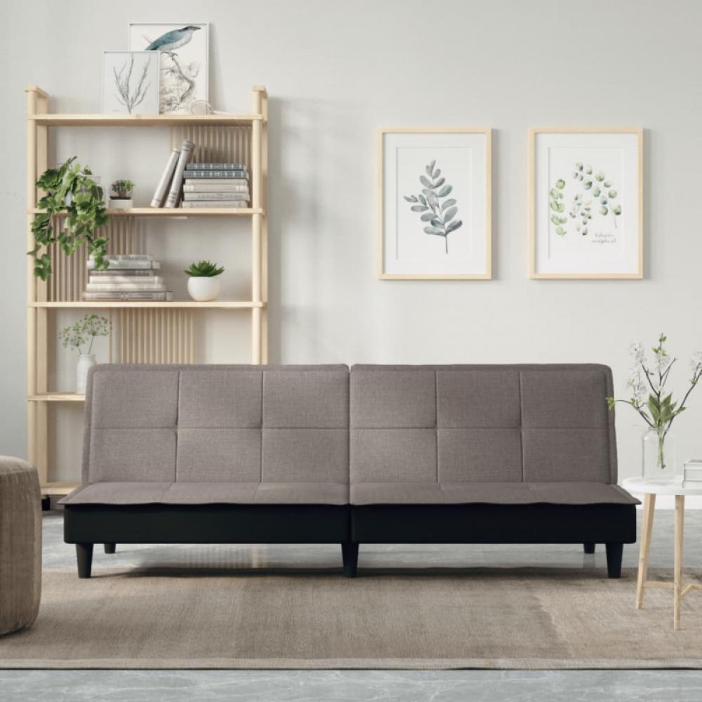 Schlafsofa Taupe Stoff Bild 1