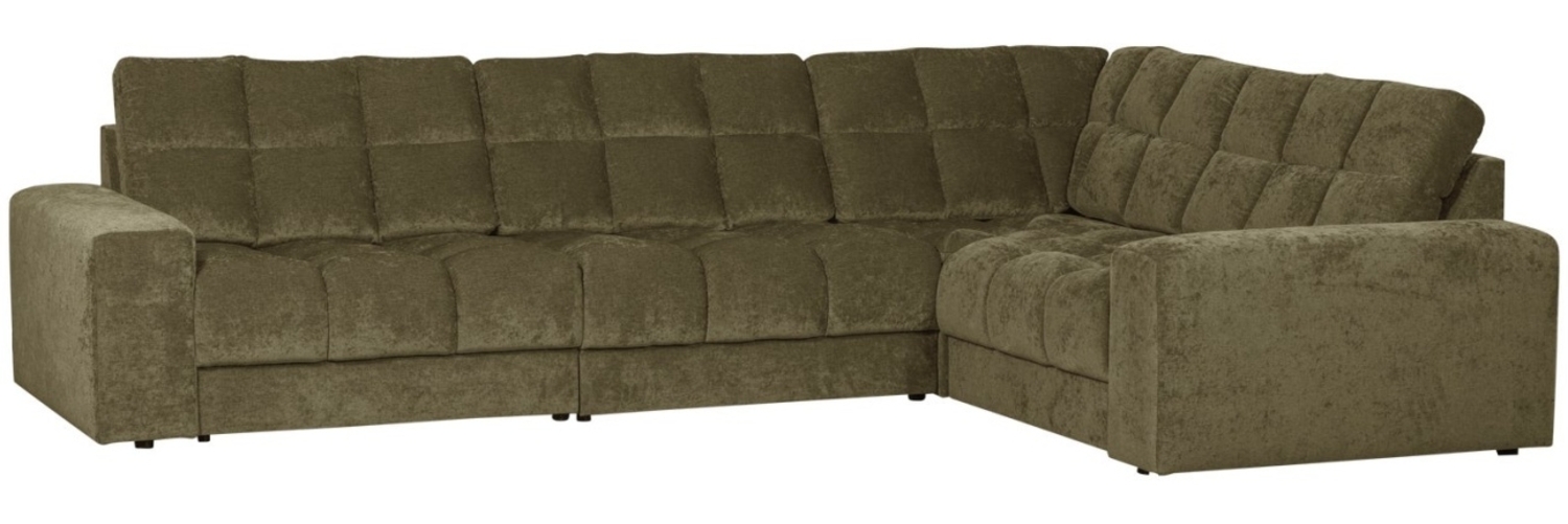 Ecksofa Date aus Webstoff Rechts, Grün Bild 1