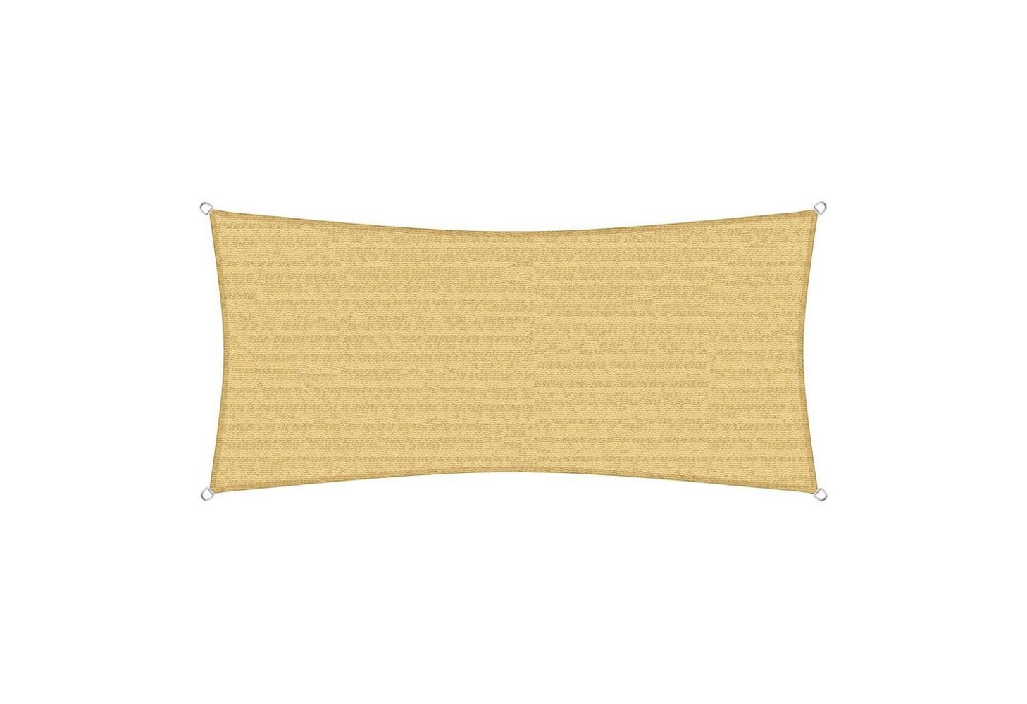 sunprotect 12022 Professional Sonnensegel, 6 x 3 m, Rechteck, wind- & wasserdurchlässig, beige Bild 1