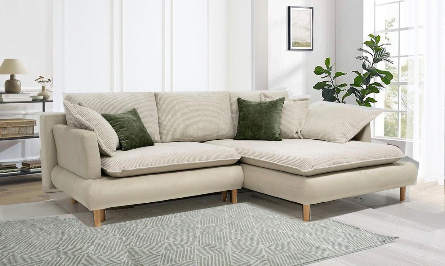 COLLECTION AB Ecksofa Mandela L-Form, mit Bettfunktion und Bettkasten Bild 1